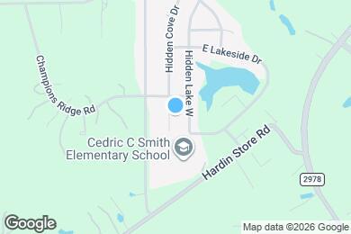 Map image of the property - 28618 Hidden Cove Dr