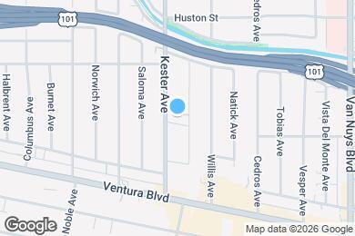 Map image of the property - 4660 Kester Ave