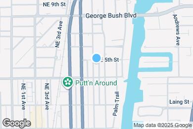 Map image of the property - 425 NE 7th Ave