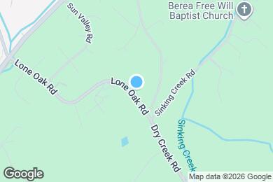 Map image of the property - 1927 Lone Oak Rd