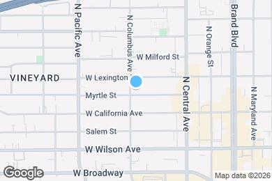 Map image of the property - 373 Myrtle St