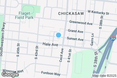 Map image of the property - 4144 Sunset Ave