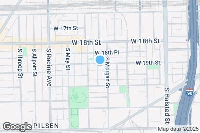 Map image of the property - 1013 W 19th St