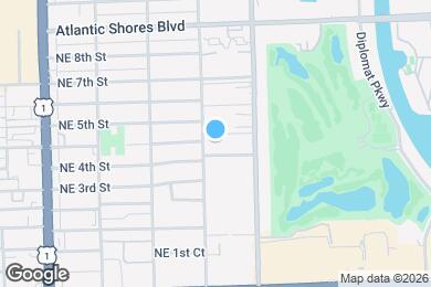 Map image of the property - 400 NE 12th Ave