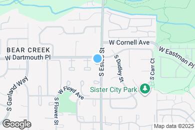 Map image of the property - 3131 S Estes St
