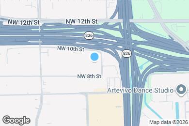 Map image of the property - 7980 NW 10th St