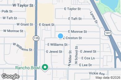 Map image of the property - 318 E Creston St