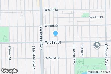 Map image of the property - 5042 S Laflin St