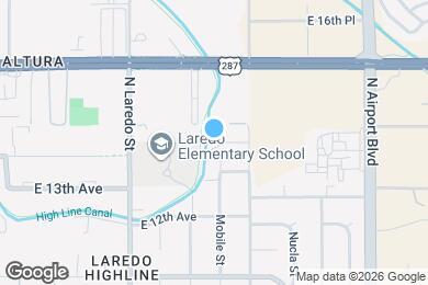 Map image of the property - 16370 E 14th Pl