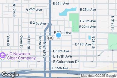 Map image of the property - 2218 E 20th Ave
