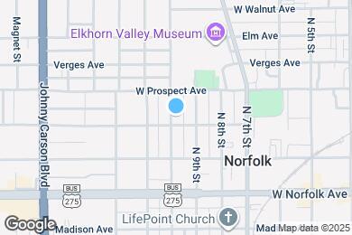 Map image of the property - 908 W Nebraska Ave