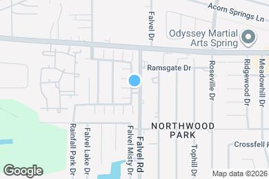 Map image of the property - 21802 Mossy Field Ln