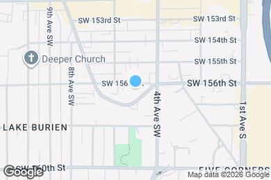 Map image of the property - 431 SW 156th St