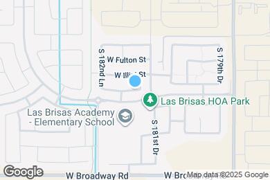 Map image of the property - 18172 W Vista Norte St
