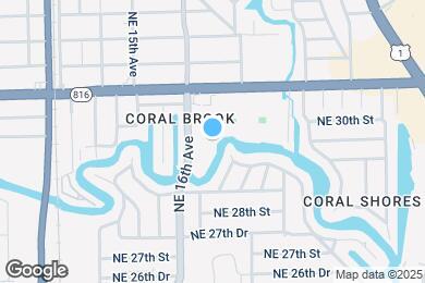Map image of the property - 3000 NE 16th Ave