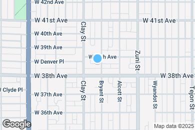Map image of the property - 3847 Bryant St