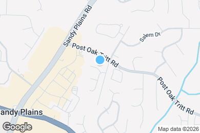 Map image of the property - 2025 Baramore Oaks Dr