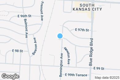 Map image of the property - 9714 Bennington Ave