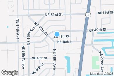Map image of the property - 1754 NE 48th Ct