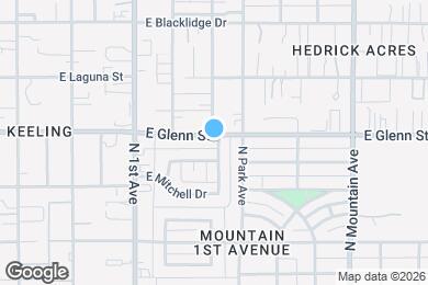 Map image of the property - 892 E Glenn St
