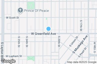 Map image of the property - 2112 W Greenfield Ave