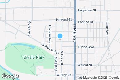 Map image of the property - 700 N Cory St