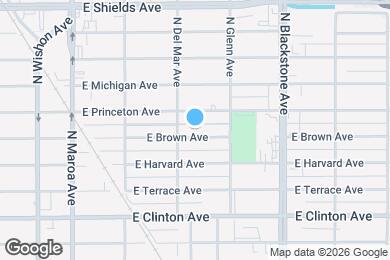 Map image of the property - 1335 E Brown Ave