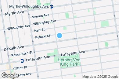 Map image of the property - BRAND NEW SPACIOUS 1 Bed in Bed Stuy!