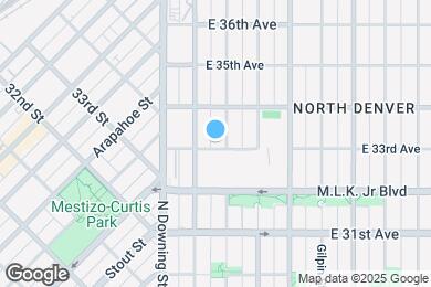 Map image of the property - 1325 E 33rd Ave