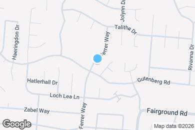 Map image of the property - 4729 Ferrer Way