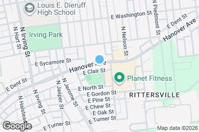 Map image of the property - 1156 Hanover Ave