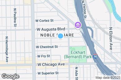Map image of the property - 1427 W Walton St