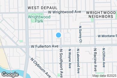 Map image of the property - 2424 N Southport Ave