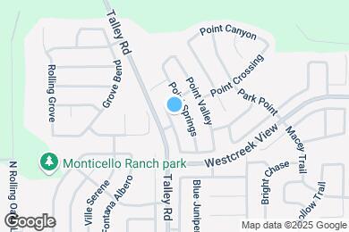 Map image of the property - 610 Point Meadow