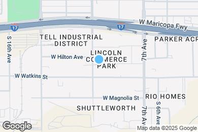 Map image of the property - 1517 W Hadley St