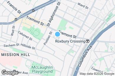 Map image of the property - Burney Street Apartments