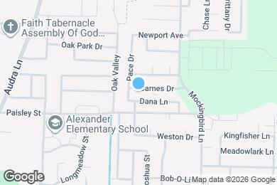 Map image of the property - 2808 Barnes Dr