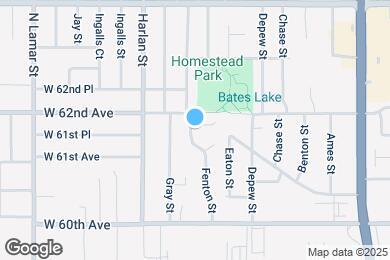 Map image of the property - 5794 W 61st Plz