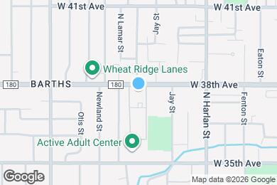 Map image of the property - 6340 W 38th Ave