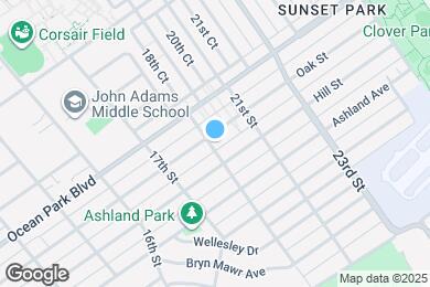 Map image of the property - 1802 Oak St