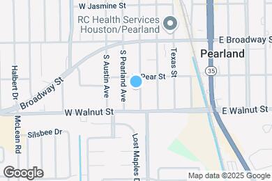 Map image of the property - 2518 San Antonio St