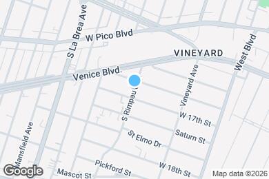 Map image of the property - 1659 S Rimpau Blvd