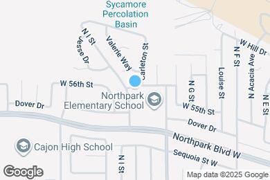 Map image of the property - 885 W 56th St