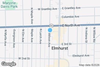 Map image of the property - 255 N Addison Ave