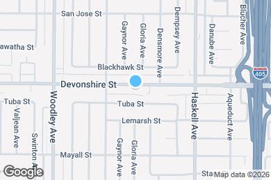 Map image of the property - 15942 Devonshire St