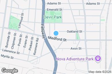 Map image of the property - 489 Medford St