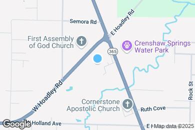 Map image of the property - Oak Creek Apartment