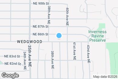 Map image of the property - Remodeled Wedgewood Home!