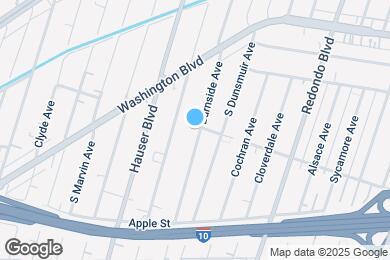 Map image of the property - 2203 Burnside Ave