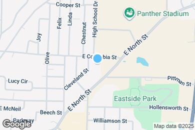 Map image of the property - 1311 E Columbia